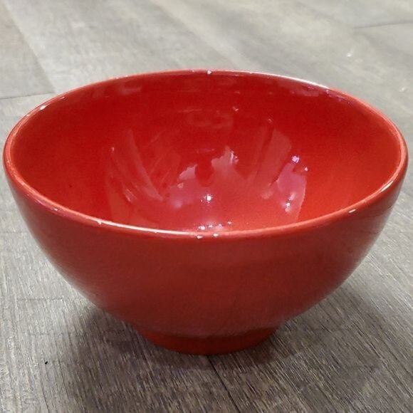 Waechtersbach Germany Red Bowl Ceramic Dish Soup Cereal 5¾" - Picture 5 of 10